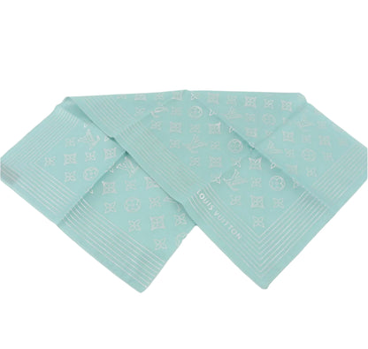 Pre-Owned Louis Vuitton Monogram Scarf (Blue)