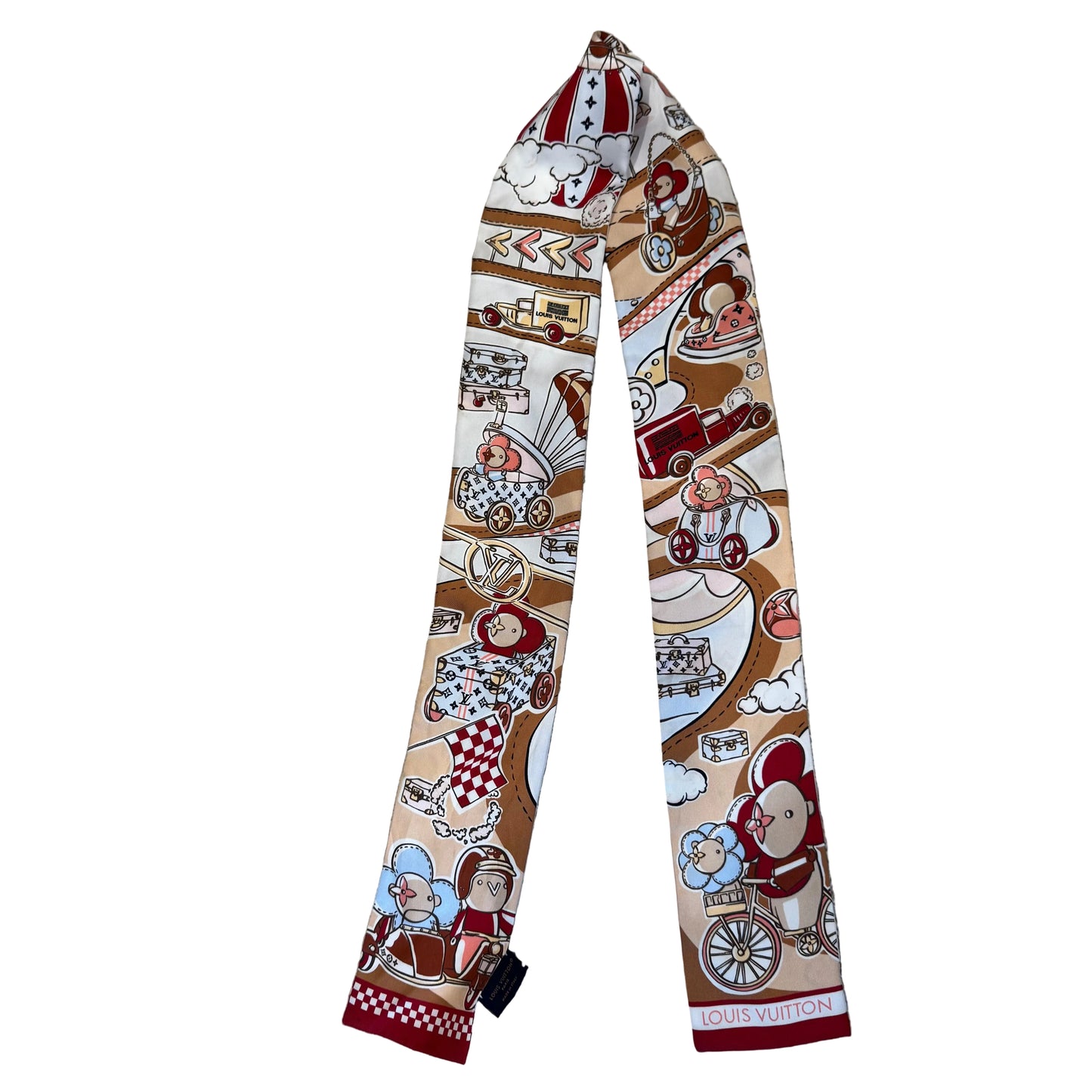 Pre-Owned Louis Vuitton Twilly Scarf LOU.A.1050