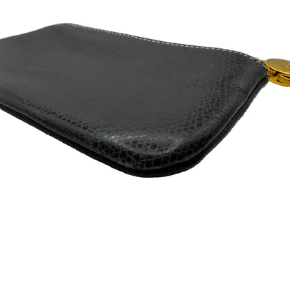 Pre-Owned Loewe Card and Coin Leather Pouch (Navy) LOE.S.1000