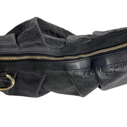 Pre-Owned Gucci Sukey Leather Guccissima Hobo(Black) GUC.B.1084