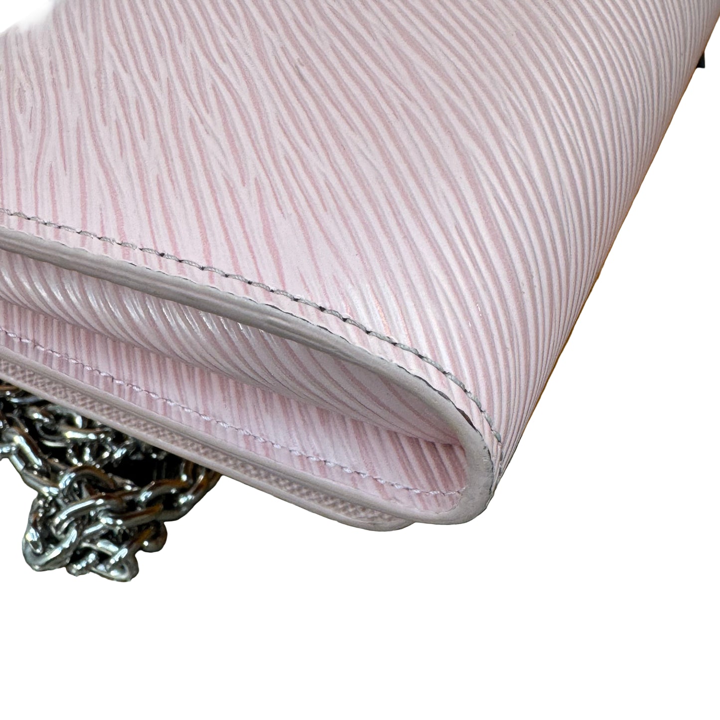 Pre-Owned Louis Vuitton Twist Pochette on a Chain Epi Leather (Rose Ballerine)