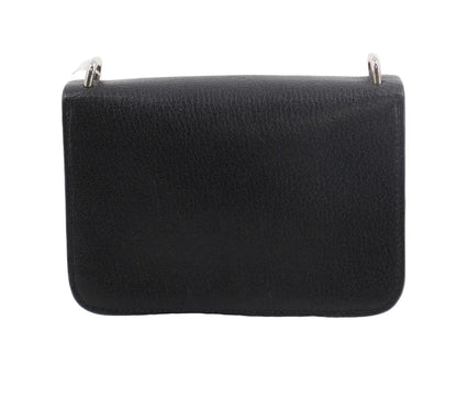 Pre-Owned Burberry D-Ring Leather Crossbody Bag (Black) BUR.B.1039