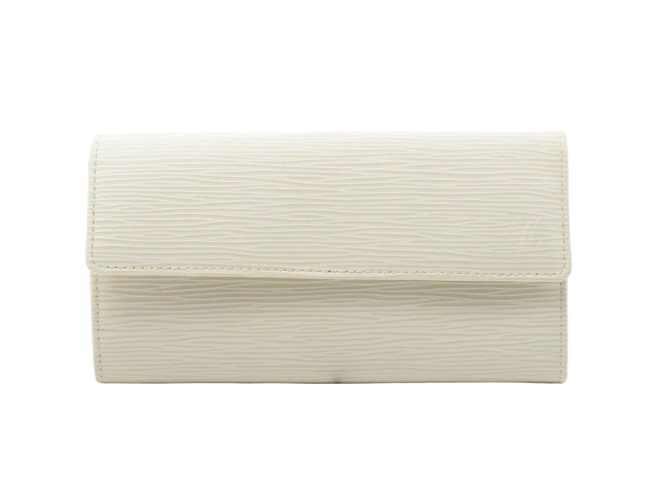Pre-Owned Louis Vuitton Portefeuille Sarah (Old Model) Epi Leather LOU.S.1283 (Cream)