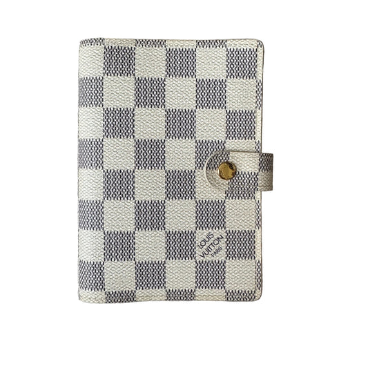 Pre-owned Louis Vuitton Small Day Agenda Damier Azur LOU.S.1284