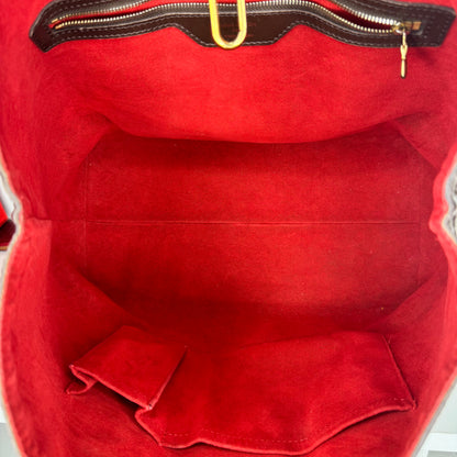 Pre-Owned Louis Vuitton Hampstead MM Damier Ebene Coated Canvas Tote LOU.B.1165