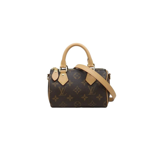 Pre-Owned Louis Vuitton Speedy Nano Monogram Coated Canvas LOU.B.1129