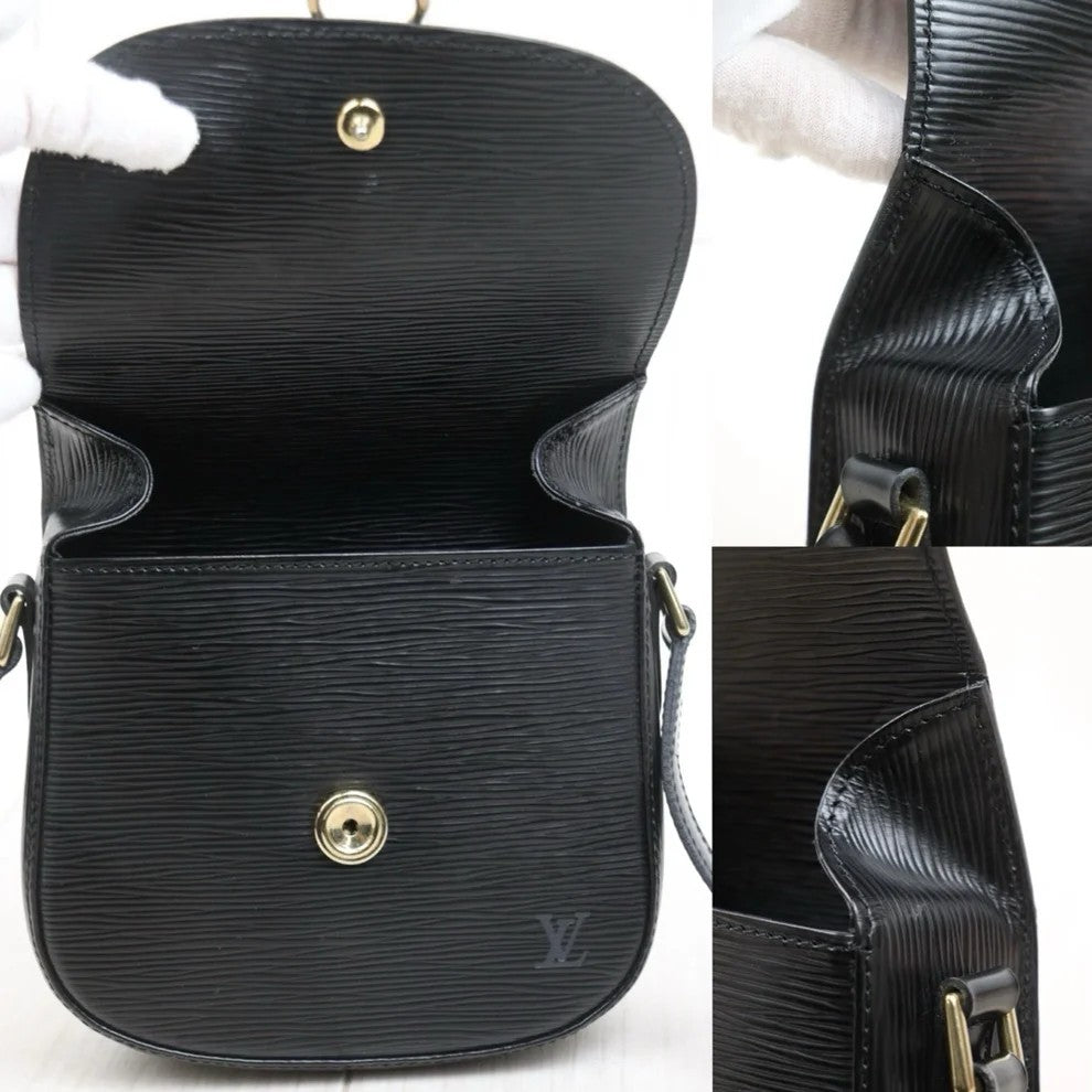 Pre-Owned Louis Vuitton Vintage Saint Cloud PM Epi Leather Crossbody (Black) LOU.B.1131