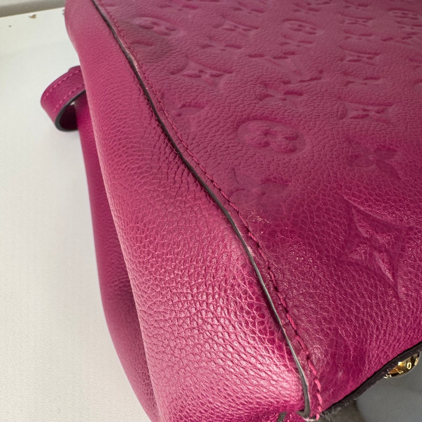 Pre-Owned Louis Vuitton Montaigne MM Empreinte Shoulder Bag  LOU.B.1171