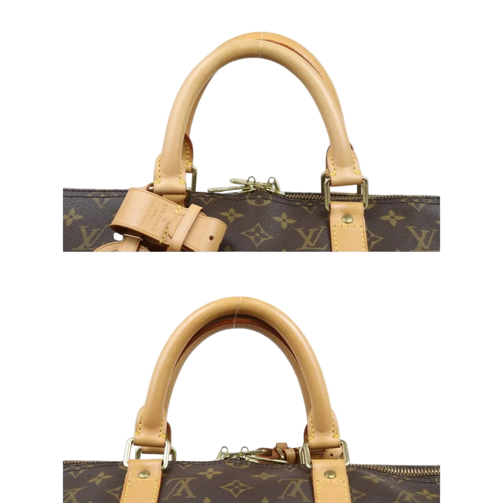 Pre-Owned Louis Vuitton Keepall 50 Bandoulier Monogram Coated Canvas Travel Bag LOU.T.1012