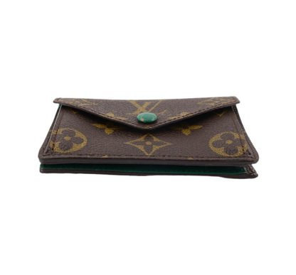Pre-Owned Louis Vuitton Marie Compact Monogram & Vert Wallet LOU.S.1063
