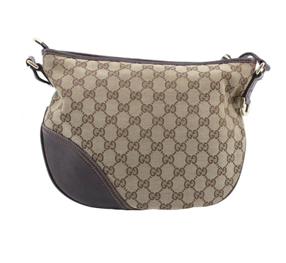 Pre-Owned Gucci Brit GG Canvas Crossbody GUC.B.1031