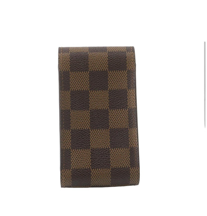 Preowned Louis Vuitton Vintage Mini Pouch Damier Ebene Canvas-LOU.S.1099
