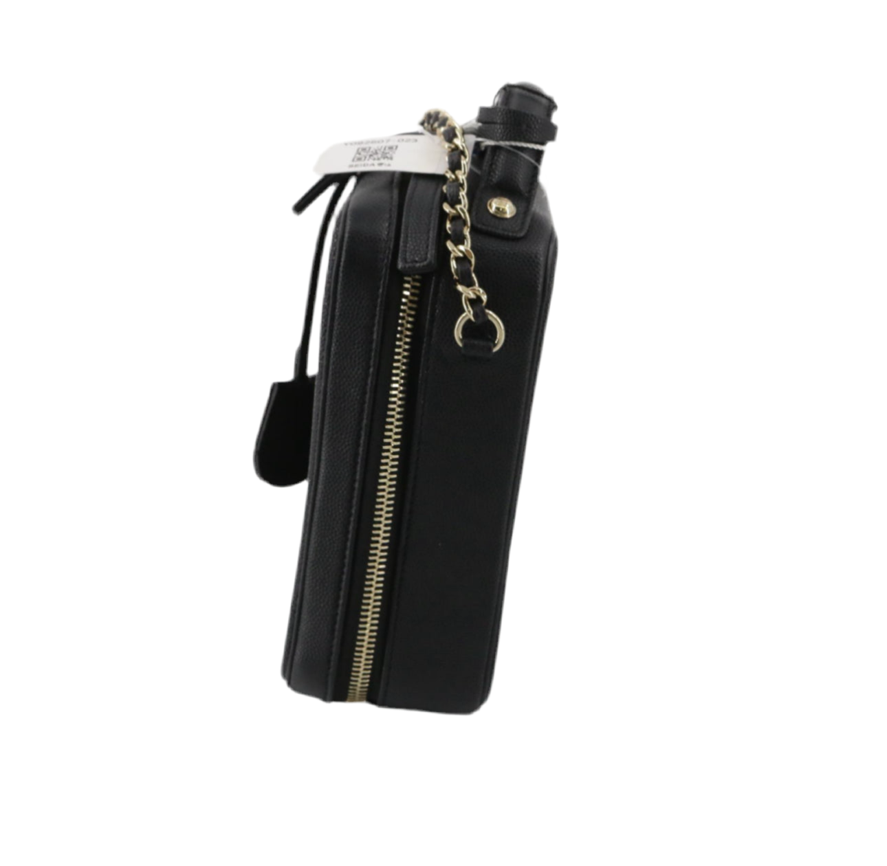 Pre-Owned Chanel Filigree Vertical Vanity Caviar Leather Crossbody (Black)