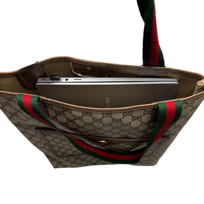 Pre-Owned Gucci Vintage Ophidia GG Supreme Long Tote GUC.B.1034