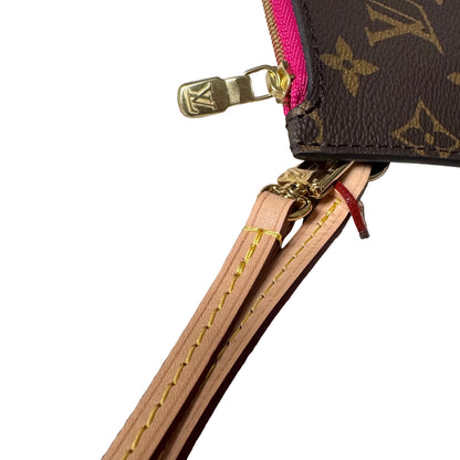 Pre-Owned Louis Vuitton Neverfull GM Monogram w/ Fuchsia Pink Interior Clutch LOU.B.1180