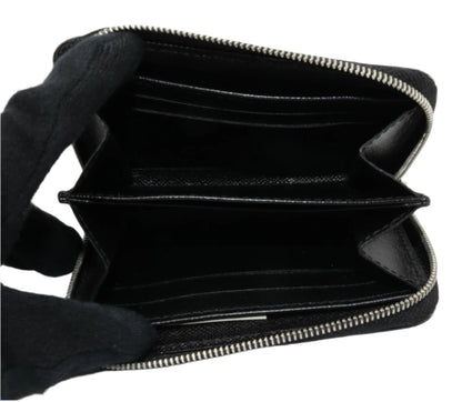 Pre-owned Louis Vuitton Zippy Coin Purse Epi Leather Wallet (Black)-LOU.S.1077
