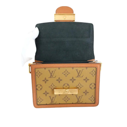 Pre-Owned Louis Vuitton Dauphine Mini Monogram Reverse Canvas Shoulder LOU.B.1145