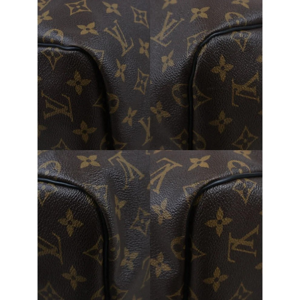 Pre-Owned Louis Vuitton Keepall 55 Bandoulier Monogram Macassar Canvas Travel Bag LOU.T.1013