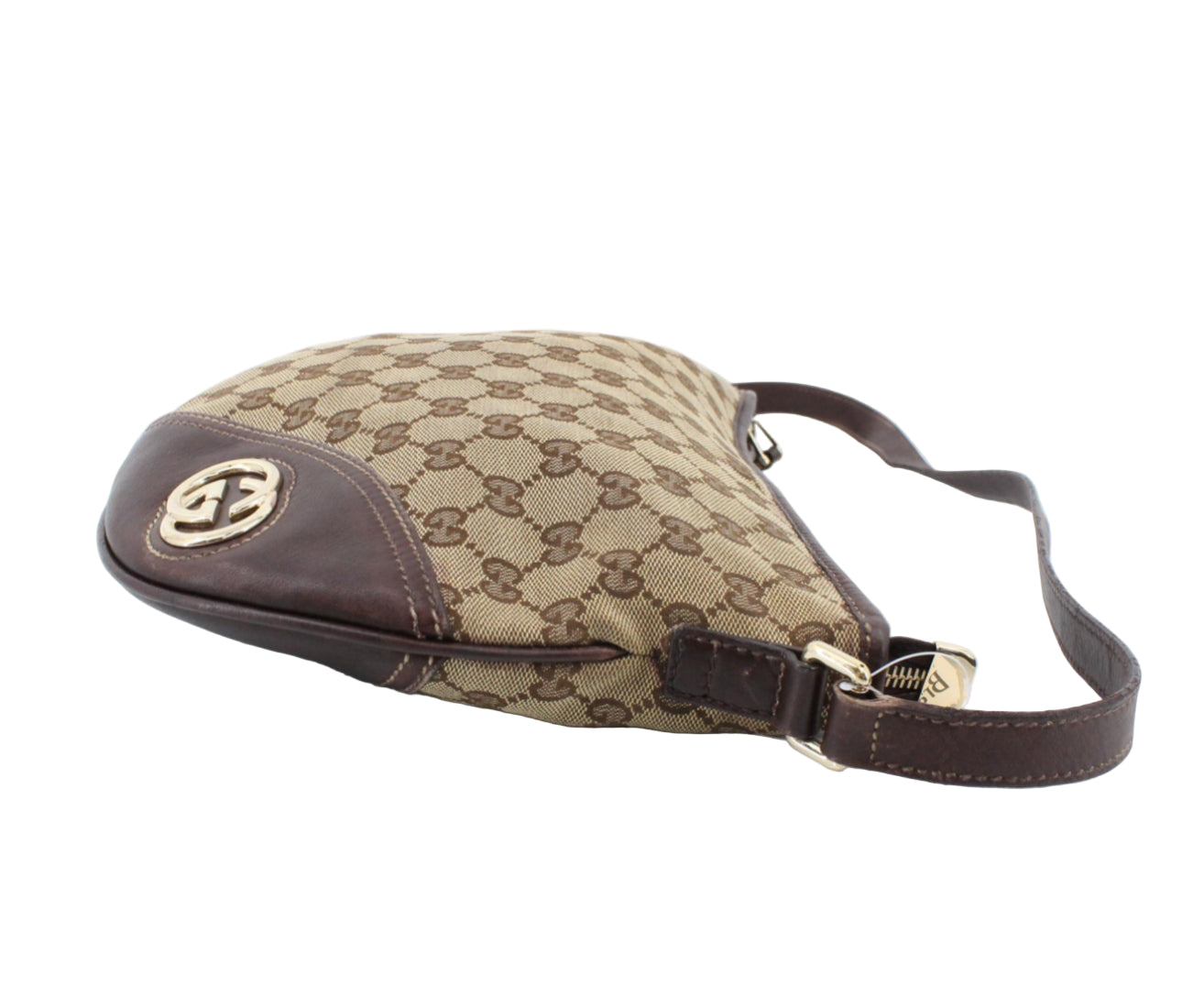 Pre-Owned Gucci Brit GG Canvas Crossbody GUC.B.1031
