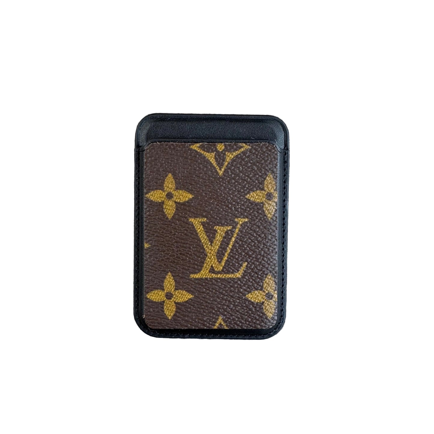 Reimagined Authentic Louis Vuitton Monogram Magnetic 3 Card Wallet