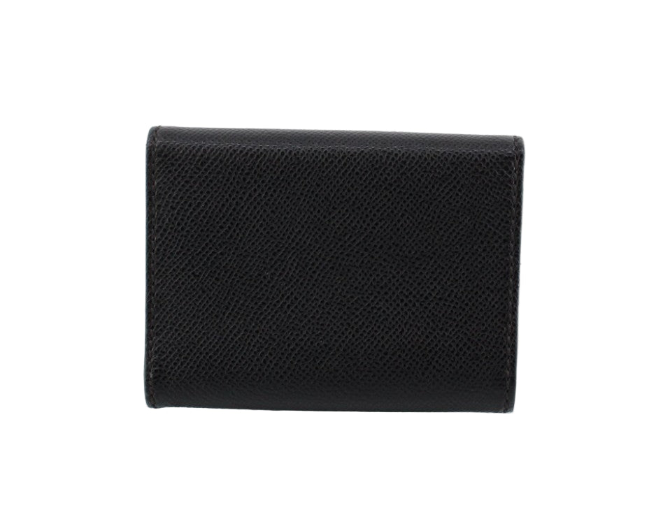 Pre-Owned Chanel Trifold Coco Mark Medium Wallet Caviar Leather (Black) CHA.S.1011