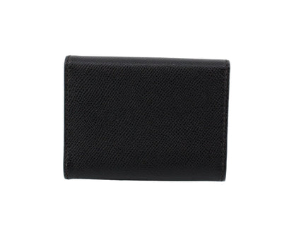 Pre-Owned Chanel Trifold Coco Mark Medium Wallet Caviar Leather (Black) CHA.S.1011