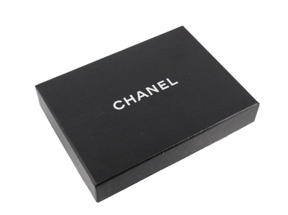 Pre-Owned Chanel Trifold Coco Mark Medium Wallet Caviar Leather (Black) CHA.S.1011
