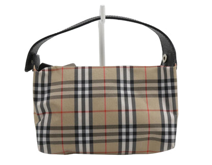 Pre-Owned Burberry Nova Check Canvas Top Handle BUR.B.1022