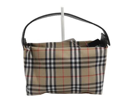 Pre-Owned Burberry Nova Check Canvas Top Handle BUR.B.1022