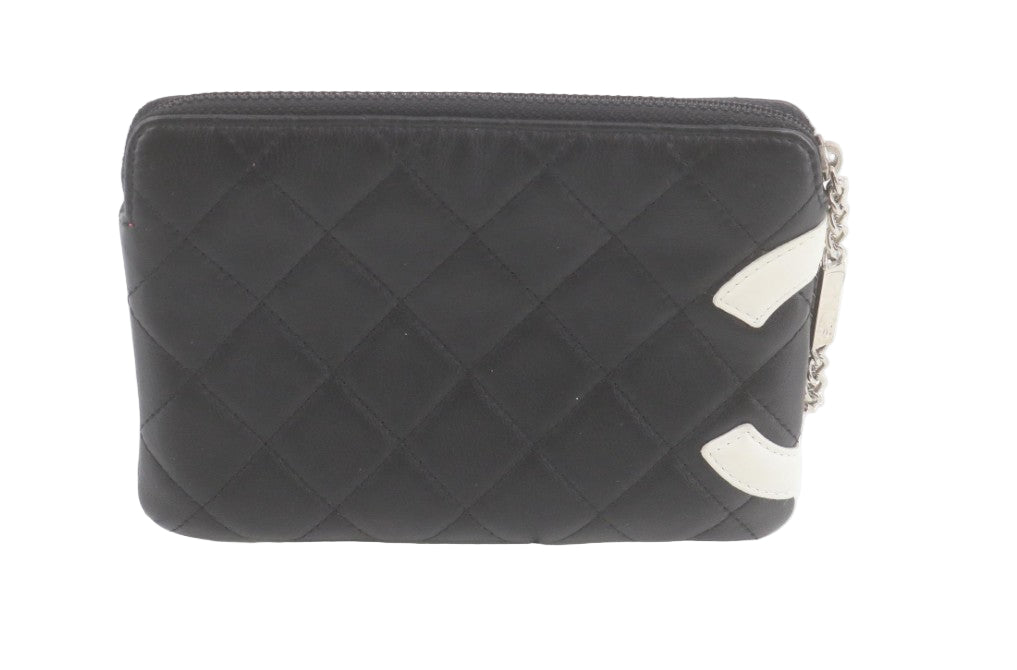 Pre-Owned Chanel Small Cambon Line Leather Pouch CHA.S.1012