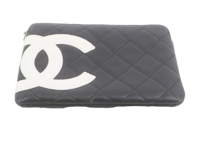 Pre-Owned Chanel Small Cambon Line Leather Pouch CHA.S.1012