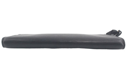 Pre-Owned Louis Vuitton Pochette Accessories Epi Leather Shoulder Bag (Black) LOU.B.1097