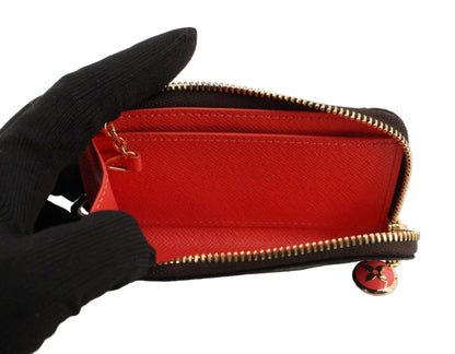 Pre-Owned Louis Vuitton Noa Key Holder Monogram Canvas & Sweet Coral Interior LOU.S.1160