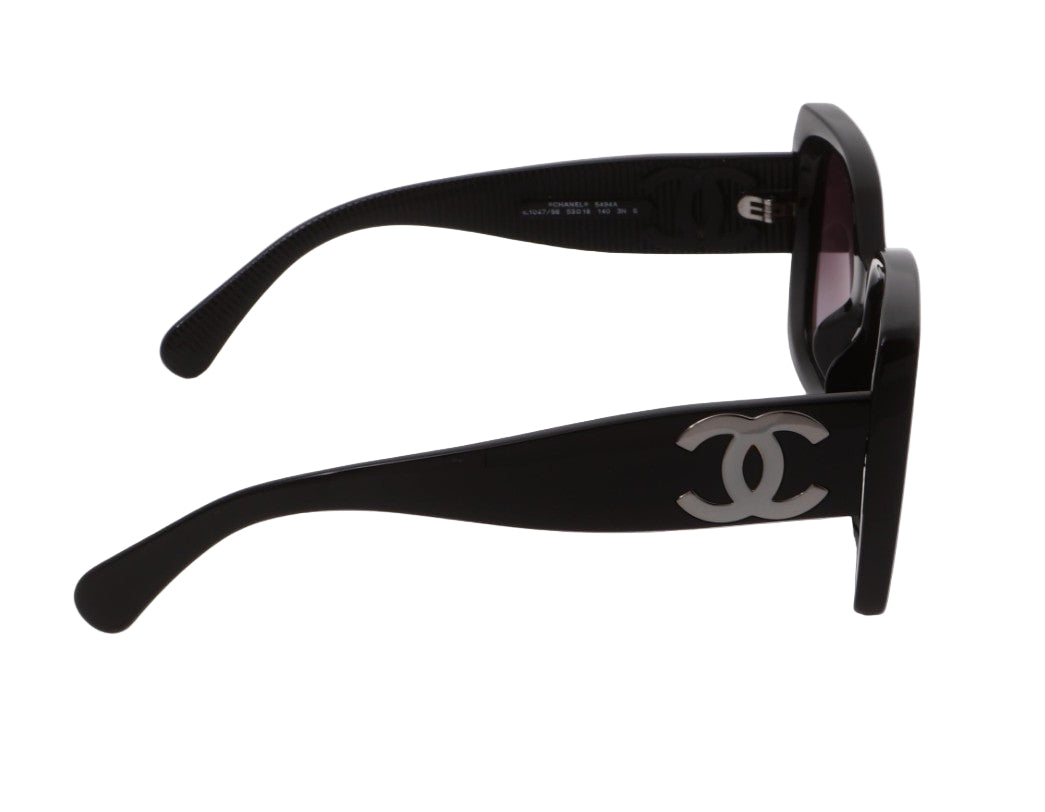 Pre-Owned Chanel Coco Square Sunglasses (Black) CHA.A.1008