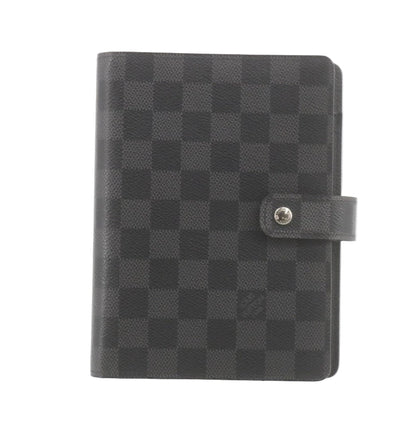 Pre-Owned Louis Vuitton Agenda Medium Damier Graphite Coated Canvas LOU.S.1161