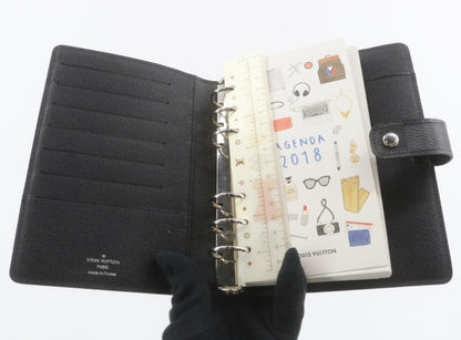 Pre-Owned Louis Vuitton Agenda Medium Damier Graphite Coated Canvas LOU.S.1161
