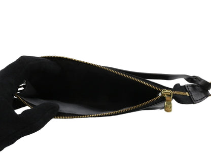 Pre-Owned Louis Vuitton Pochette Accessories Epi Leather Shoulder Bag (Black) LOU.B.1109