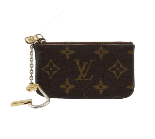 Pre-Owned Louis Vuitton Pochette Cle Coin Monogram Canvas Key Pouch LOU.S.1162