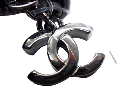 Pre-Owned Chanel Zip Lambskin Around Large Wallet (Gray) CHA.S.1013