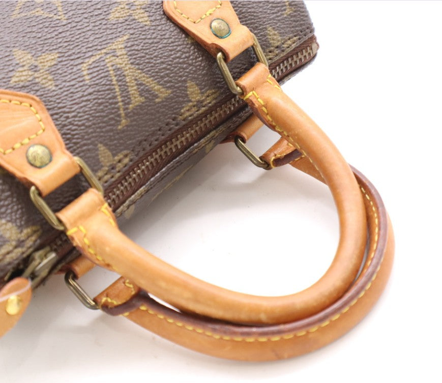 Pre-Owned Louis Vuitton Speedy Vintage Mini Monogram Coated Canvas LOU.B.1102