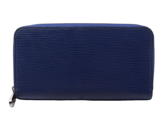 Pre-Owned Louis Vuitton Zippy Long Epi Leather Wallet (Blue) LOU.S.1164