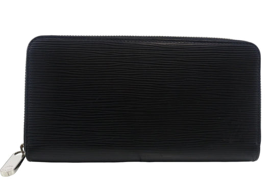 Pre-Owned Louis Vuitton Zippy Long Epi Leather Wallet (Black) LOU.S.1170