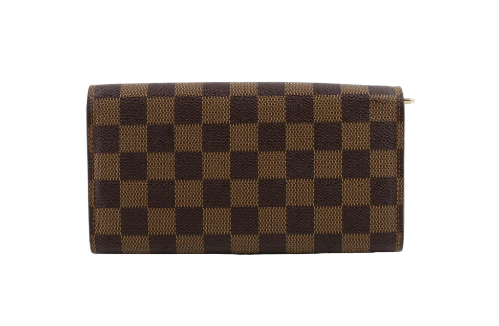 Pre-Owned Louis Vuitton Sarah Damier Ebene Long Wallet (Old Model) LOU.S.1171