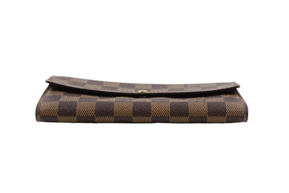 Pre-Owned Louis Vuitton Sarah Damier Ebene Long Wallet (Old Model) LOU.S.1171