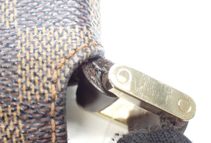 Pre-Owned Louis Vuitton Musette Tango Short Strap Damier Ebene Canvas Shoulder Bag LOU.B.1115