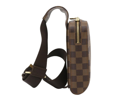 Pre-Owned Louis Vuitton Geronimos Damier Ebene Coated Canvas Belt Bag LOU.B.1116