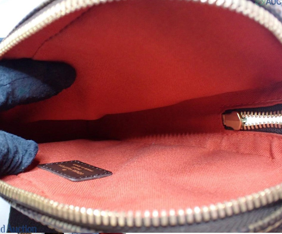 Pre-Owned Louis Vuitton Geronimos Damier Ebene Coated Canvas Belt Bag LOU.B.1116