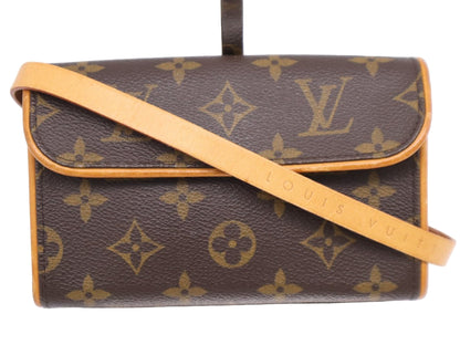 Pre-Owned Louis Vuitton Pochette Florentine PM Monogram Canvas Belt Bag LOU.B.1119