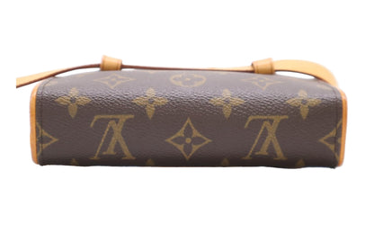 Pre-Owned Louis Vuitton Pochette Florentine PM Monogram Canvas Belt Bag LOU.B.1119