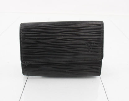Pre-Owned Louis Vuitton Multicle 6 Key Epi Leather (Black) LOU.S.1179